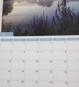 Maandkalender kalender