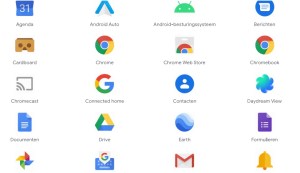 Een deel van het Google aanbod