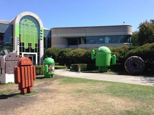 Android gebouw in Googleplex